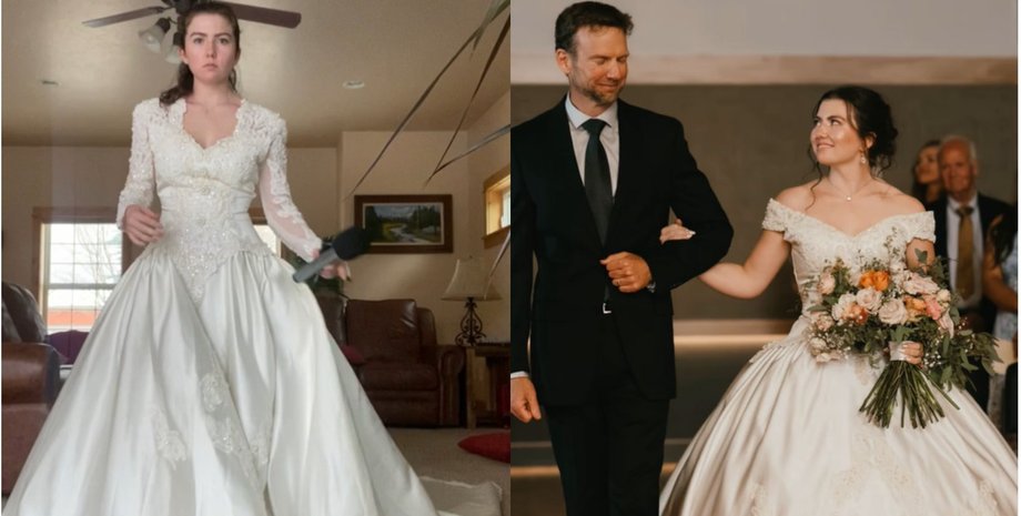 Невеста нашла платье в секонд-хенде, сделав идеальный свадебный образ