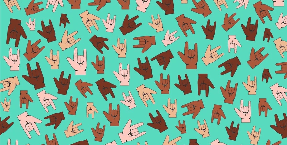 Найти отличный жест среди других: головоломка для супервнимательных людей