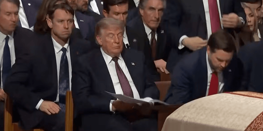 Выступление Трампа на похоронах Линдси Грэма