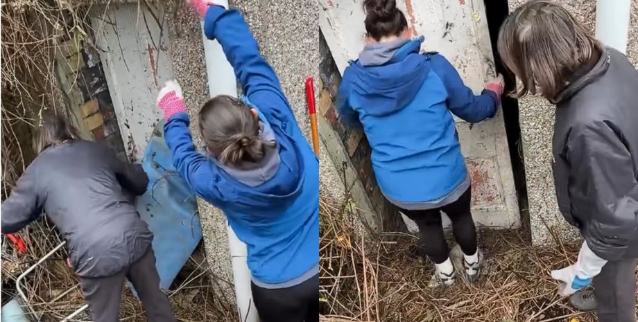 Женщина купила дом и наткнулась в саду на загадочную дверь: за ней была странная находка